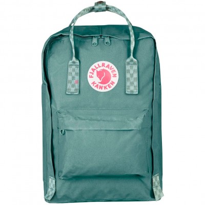 Fjällräven Kånken Laptop 15" (Frost Green/Chest Pattern)