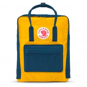 Kånken (Navy-Warm Yellow)