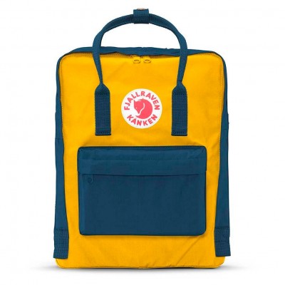 Kånken (Navy-Warm Yellow)