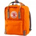 Kånken Mini (Burnt Orange-Rainbow Pattern)
