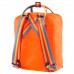 Kånken Mini (Burnt Orange-Rainbow Pattern)
