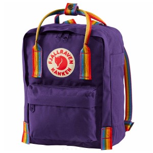 Kånken Rainbow Mini (Purple-Rainbow Pattern) Kånken Rainbow Mini (Purple-Rainbow Pattern)