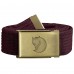 Canvas Brass Belt 3 cm (Dark Garnet) Canvas Brass Belt 3 cm (Dark Garnet)