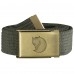Canvas Brass Belt 3 cm (Mountain Grey) Canvas Brass Belt 3 cm (Mountain Grey)