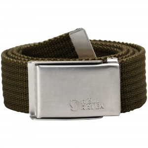 Merano Canvas Belt (Dark Olive)