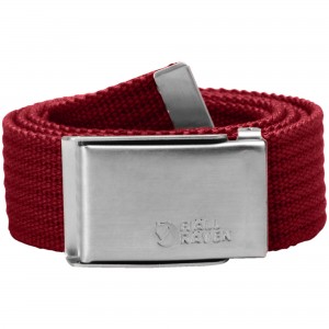 Merano Canvas Belt (Deep Red)